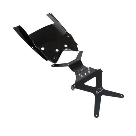 Portatarga per moto reclinabile Barracuda per Yamaha T-Max 500 08-11