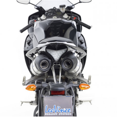 Silencieux Leovince LV One EVO II Homologués Inox pour Yamaha R1 09-11