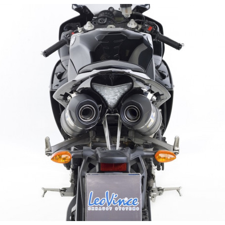 Mufflers Leovince LV One EVO II Street legal Slip-on carbon for Yamaha R1 09-11