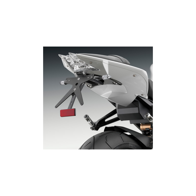 Portamatrículas regulable Rizoma con luz matrícula led  para BMW S 1000 RR, S 1000 R