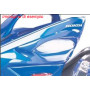 Tail guard (underTray) Powerbronze ABS Black whit led tail guard for Yamaha R1 98-99