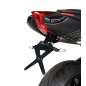 Portamatrículas para moto reclinable Barracuda para Aprilia Dorsoduro 750
