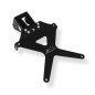 Portamatrículas para moto reclinable Barracuda para Aprilia Dorsoduro 750