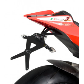 Portatarga per moto reclinabile Barracuda per Aprilia RSV4