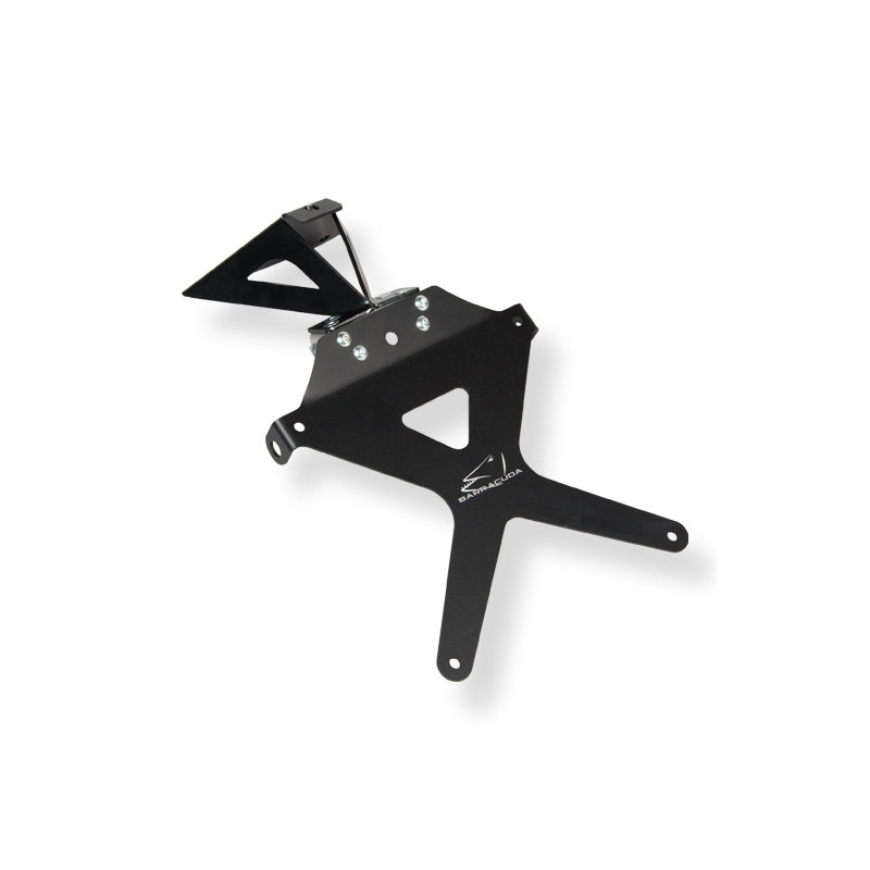 Portamatrículas para moto reclinable Barracuda para Aprilia RSV4 | MotoGM