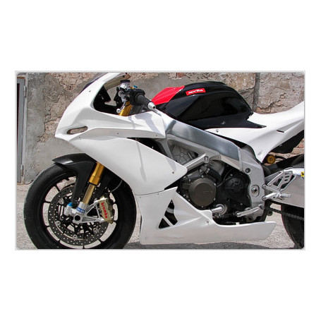 Carénage avant en fibre de verre racing Plastic Bike pour Aprilia RSV4 (4 parts)