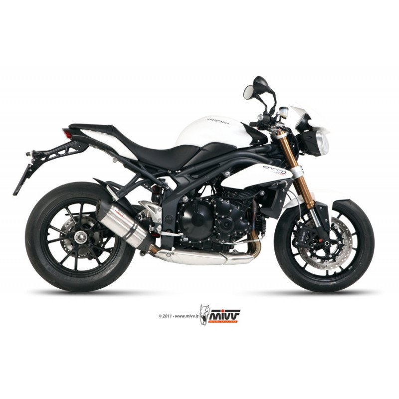 Terminal homologado Mivv Suono acero inoxidable Triumph Speed Triple 1050 11-