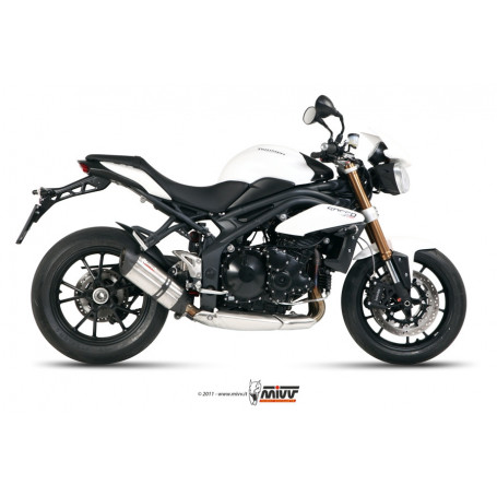 Terminal homologado Mivv Suono acero inoxidable Triumph Speed Triple 1050 11-
