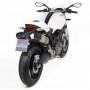 Silencieux Leovince LV One EVO II Homologués Inox pour Ducati Monster 696/796/1100/1100 S