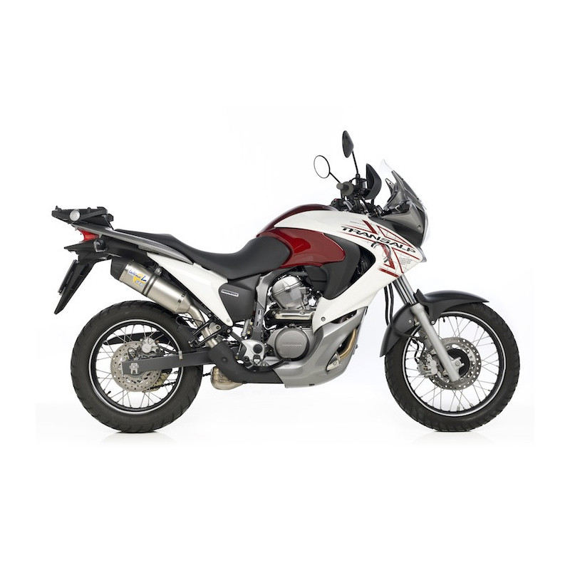 Terminale di scarico Leovince LV One EVO II Omologato Inox per Honda XL Transalp 700
