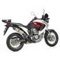 Terminal de escape Leovince LV One EVO II Homologado Inox para Honda XL Transalp 700