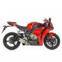 Terminali di scarico Leovince Factory R EVO II Omologato Titanio per Honda CBR 1000 RR 08-11