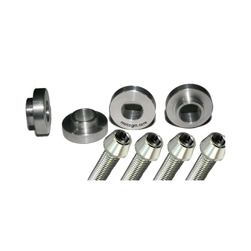 Adapter\/Distanzstücke für Radial-Bremssättel Brembo M4 und GP4 su Halterung Original für Yamaha R6 05-, für Scheibe da 320 mm