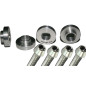 Adaptadores\/separadores para pinzas radiales Brembo M4 y GP4 su soporte originale para Yamaha R6 05-, para disco da 320 mm