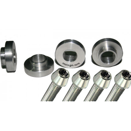 Adattatori distanziali per pinze radiali Brembo M4 e GP4 su attacco originale per Yamaha R6 05-, R1 04-06