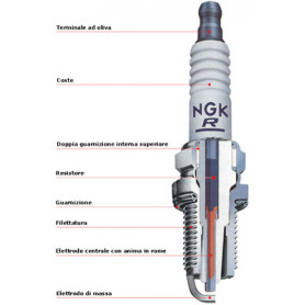 Bougie d'allumage NGK BPMR7A, 4626, 3 pièces, Bougie, Batterie et Bougie, Universel, Pièces Scooter, Moto, Maxiscooter, Cyclo et Vélo