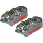 Kit pinze freno radiali Brembo M4 Monoblocco 34 interasse 100 mm Sx+ Dx con pastiglie
