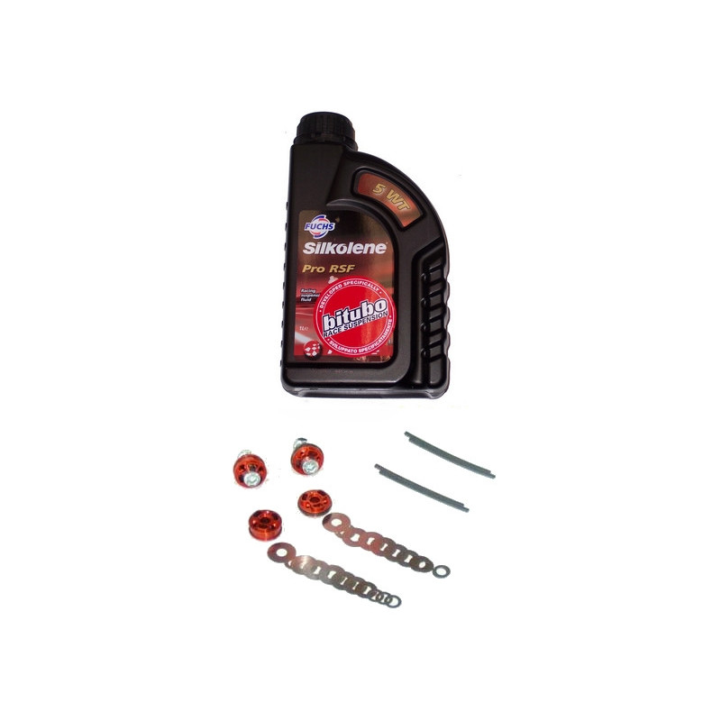 Gabel-Ventilkit + Öl Bitubo für Buell XB9R - XB12R - XB12S 06 - XB9SX 05-07 - XB9 X5 CITY 2005