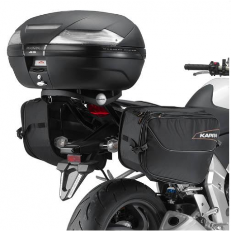 Kappa Tubolar support side holder for soft bags for Honda CB 1000 R, It can be mounted in absence of Monorack whit 1101KIT