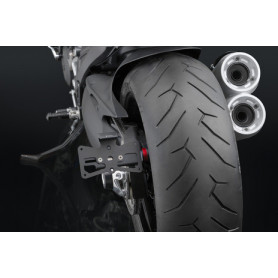 Kennzeichenhalter verstellbar seitlich Rizoma mit Licht Kennzeichen led … | MotoGM