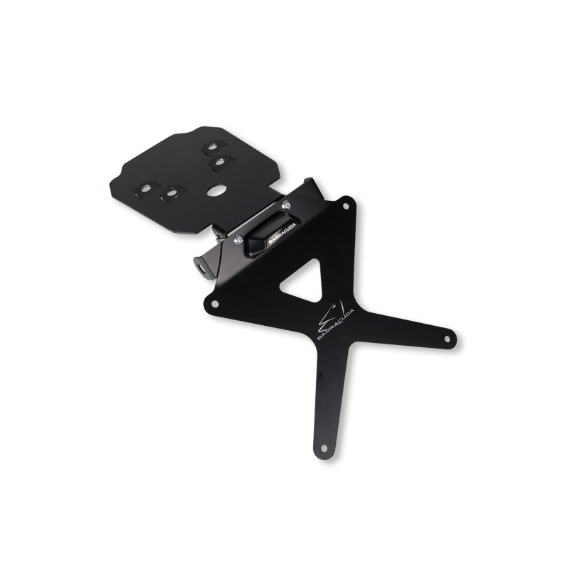 Portamatrículas para moto reclinable Barracuda para Triumph Spe… | MotoGM