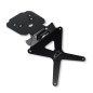 Portamatrículas para moto reclinable Barracuda para Triumph Speed Triple 1050 11-