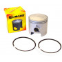 Piston complet Malossi  d. 50 mm, double segment pour AM6/Derbi 80 cc