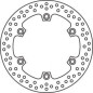 Brembo Serie Oro brake Front Rotor (1 disc), for Honda Forza 250 08, SH 300i