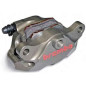Pinza de freno trasera SuperSport CNC P2 34 con pastillas para soporte originale Aprilia y Ducati