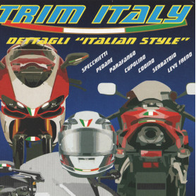 Stikers Tricolor Italia set 15 pz 16X13,5 cm