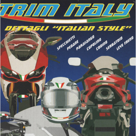 kit Autocollants Tricolor Italien 15 pz 16X13,5 cm