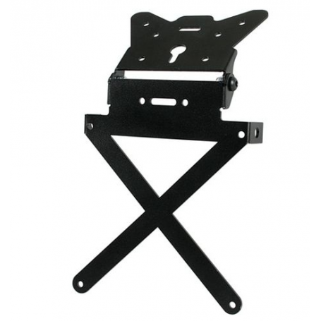 Portamatrículas universal para moto reclinable | MotoGM