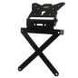 Portamatrículas universal para moto reclinable