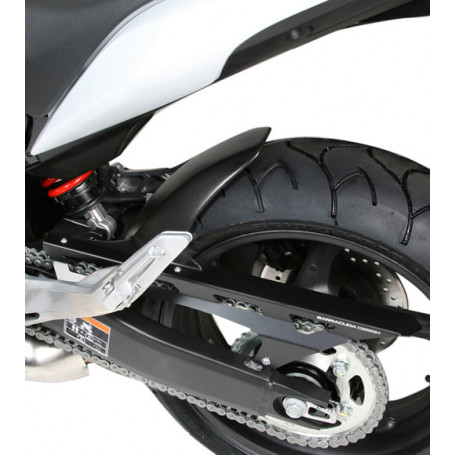 Guardabarros trasero Barracuda in ABS negro opaco para Honda Horn… | MotoGM