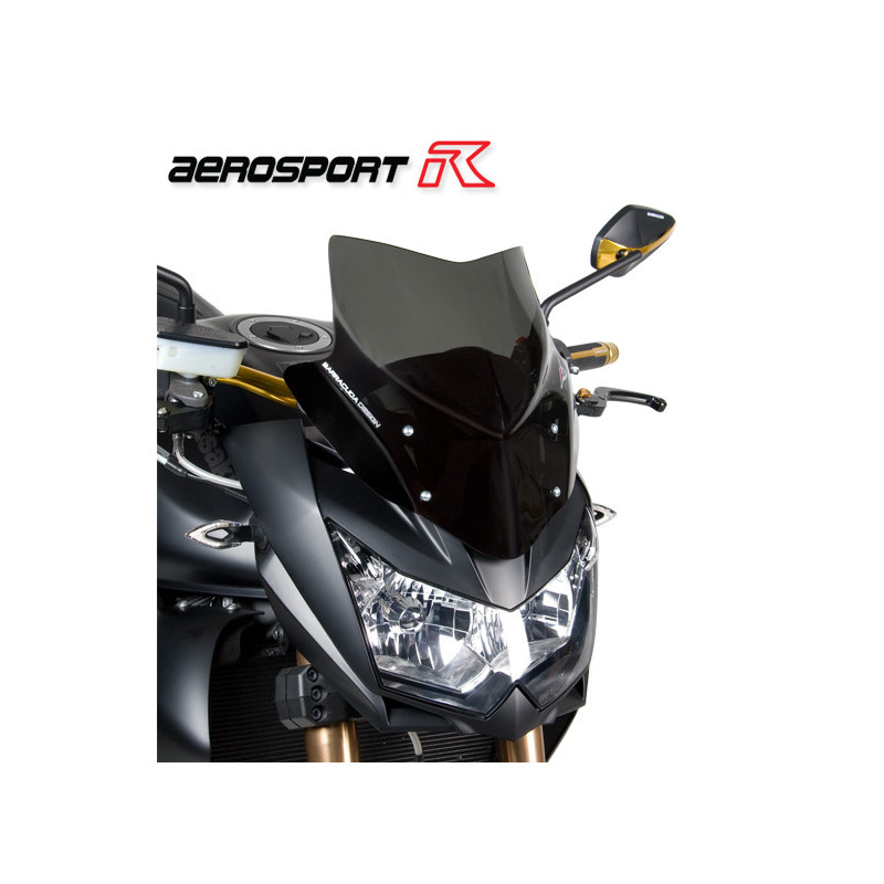 Saut vent Aerosport R Barracuda fumè pour Kawasaki Z 750 R 11-13 Saut vent Aerosport R Barracuda fumè pour Kawasaki Z 750 R 11-13