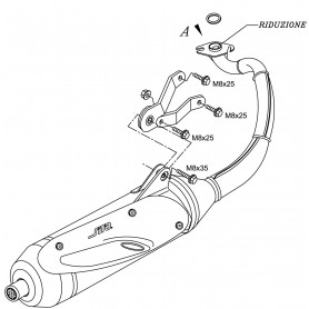 Auspuff Leovince Sito Plus homologiert für Motoren Minarelli 50 … | MotoGM