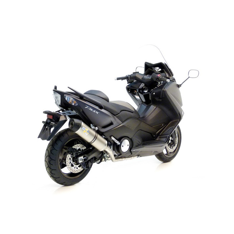Komplette Auspuffanlage Leovince Homologiert LV One Inox für Yamaha T-MAX 530