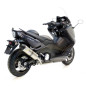 Komplette Auspuffanlage Leovince Homologiert LV One Inox für Yamaha T-MAX 530