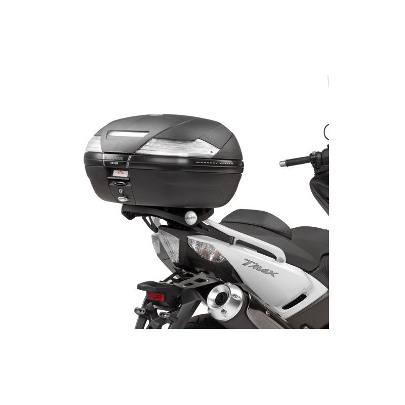 Portamaletas específico Kappa para Yamaha T-MAX 530 12-, para valigie MONOLOCK®, comprensivo di placa MONOLOCK® in nylon KM5M