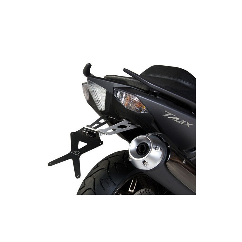 Kennzeichenhalter für scooter neigbar Barracuda für Yamaha TMAX T-Max 530 12-