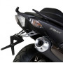 Barracuda adjustable license plate for Yamaha TMAX T-Max 530 12-