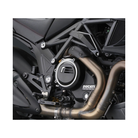 Cover Carter frizione Rizoma nero per Ducati Diavel