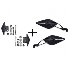 Par espejos manillar FAR Viper 8+ Kit copriforo in gomma para Ya… | MotoGM