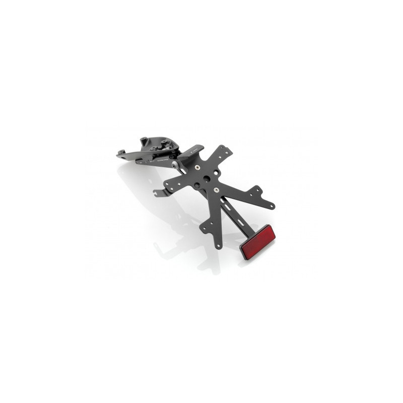 Portamatrículas regulable Rizoma con luz matrícula led  para Ducati 1199, 1199/S