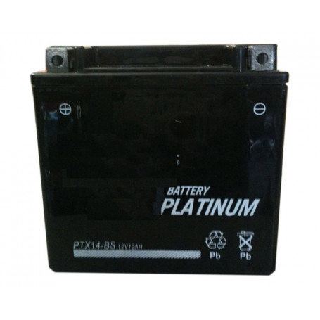 Battery YTX14-BS 12A, Left polarity