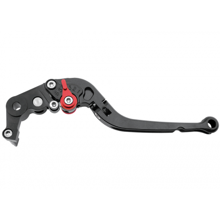 Leva Freno in ergal con regolazione, anodizzata nero per Honda CBR 600 RR 07-12, CB 1000 R, CBR 1000 RR 04-11