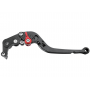 Leva Freno in ergal con regolazione, anodizzata nero per Honda CBR 600 RR 07-12, CB 1000 R, CBR 1000 RR 04-11