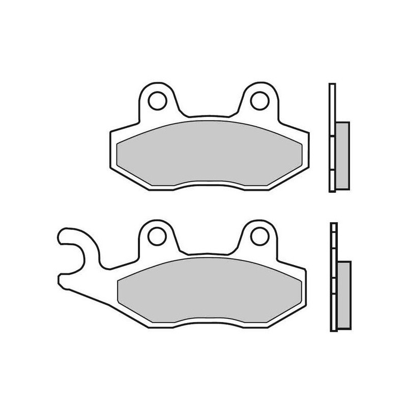 Pastilla de freno Brembo sinterizada trasera SP (1 par para 1 disco) 07SU12SP