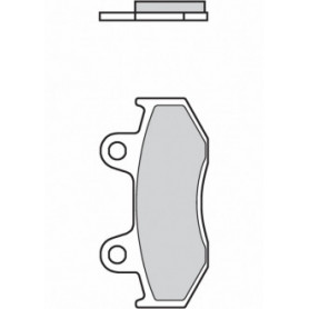 Bremsbelag Brembo genuine parts für Honda SH 125/150 01-08 (1 Paar für 1 Scheibe) 07078