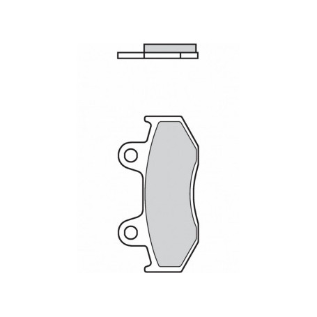 Bremsbelag Brembo Sinterizzata vorne für Honda SH 125/150 01-08 (1 Paar für 1 Scheibe) 07078XS